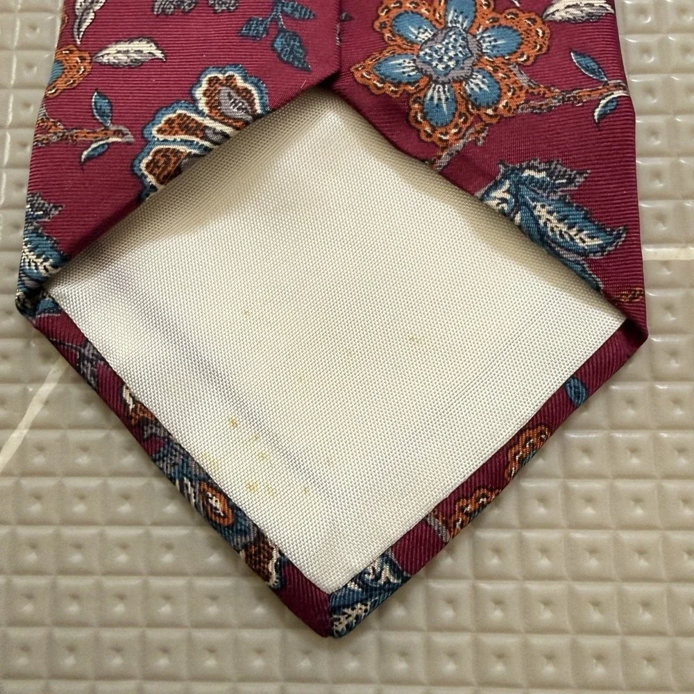 Givenchy Monsieur Vintage Neck Tie 100%‎ Silk Geometric Print